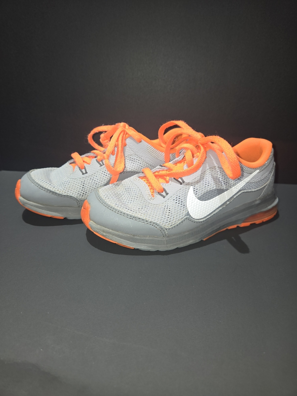 Nike Kids' Gray & Orange Athletic Sneakers